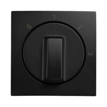 Ion Industries Centraalplaat | met Draaiknop 3-standenschakelaar met Nulstand E1 Mat Z | IP20