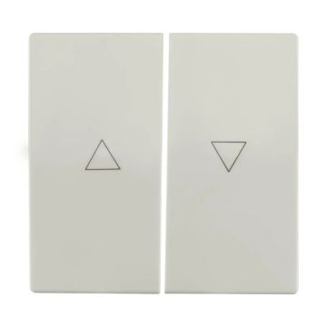 Ion Industries Bedieningswip | Jaloezieschakelaar V1/J1 Mat Alpin Wit | IP20