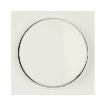 Ion Industries Centraalplaat | Dimmerknop Enkelvoudig V1/J1 Alpin Wit | IP20