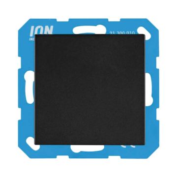 Ion Industries Blindplaat | V1/J1 Mat Zwart | IP20