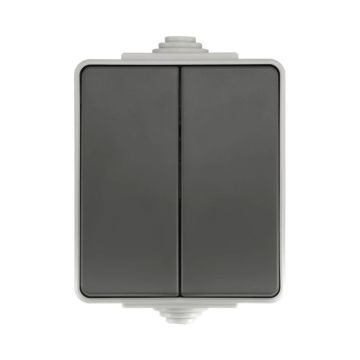 Ion Industries Schakelaar | Opbouw Serieschakelaar IP55 Grijs