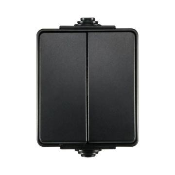 Ion Industries Schakelaar | Opbouw Serieschakelaar IP55 Zwart