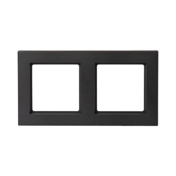 Ion Industries Afdekraam | 2-voudig V1 Mat Zwart | IP20