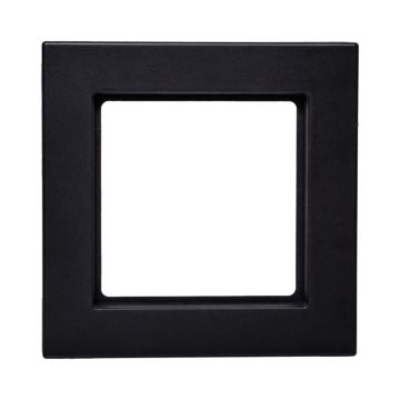 Ion Industries Afdekraam | 1-voudig V1 Mat Zwart | IP20