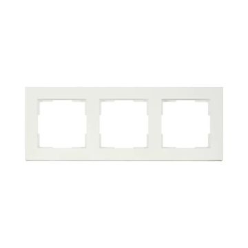 Ion Industries Afdekraam | 3-voudig V1 Mat Alpin Wit | IP20