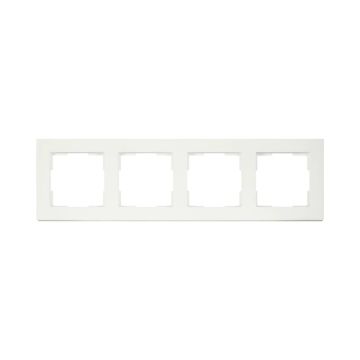Ion Industries Afdekraam | 4-voudig V1 Mat Alpin Wit | IP20