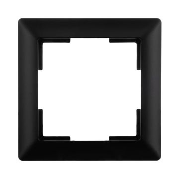Ion Industries Afdekraam | 1-voudig J1 Mat Zwart | IP20