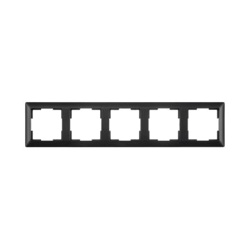 Ion Industries Afdekraam | 5-voudig J1 Mat Zwart | IP20