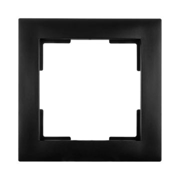 Ion Industries Afdekraam | 1-voudig E1 Mat Zwart | IP20