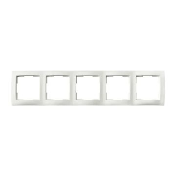Ion Industries Afdekraam | 5-voudig E1 Mat Alpin Wit | IP20