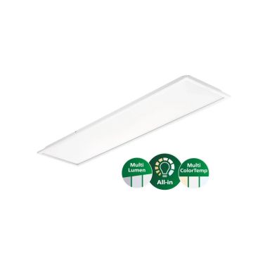 Philips LED Paneel 120X30cm | 31W 3000K/4000K 129Lm 830/840 | IP20 DALI Dimbaar | CoreLine