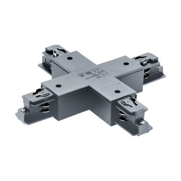 Eglo 3-Fase Rail | Kruisverbinding grijs