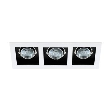 Eglo Inbouwspot | 'BISCARI' LED 3x6,4W 4000K Wit | IP20 Ømm