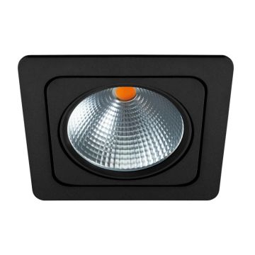 Eglo Inbouwspot | 'VASCELLO-G' LED 1x21W 2700K Zwart | IP20 Ømm