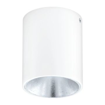 Eglo Plafondlamp | POLASSO PRO | GU10 Ø100 wit-zilver 8W IP20