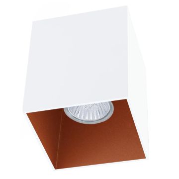 Eglo Plafondlamp | POLASSO PRO | GU10 100x100 wit-koper 8W IP20