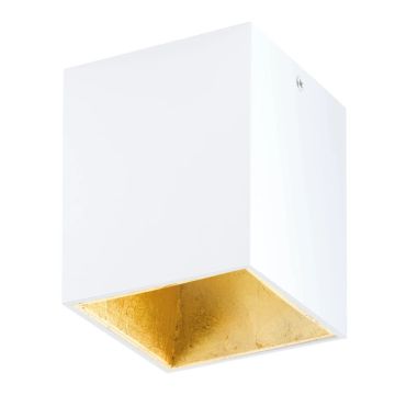 Eglo Plafondlamp | POLASSO PRO | GU10 100x100 wit-goud 8W IP20