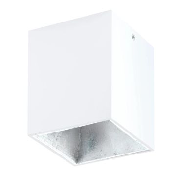 Eglo Plafondlamp | POLASSO PRO | GU10 100x100 wit-zilver 8W IP20
