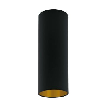 EGLO Onderdeel | Lampenkap 'PASTERI PRO' Ø150 H400 zwart/goud