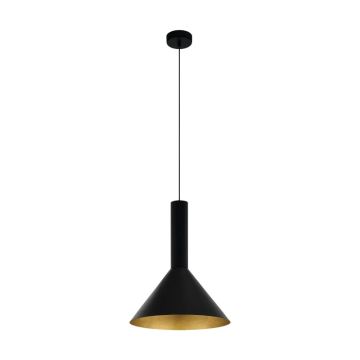 Eglo Hanglamp | CANALELLO | E27 Ø190 / H280 zwart-goud