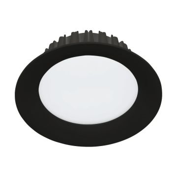 Eglo Inbouwspot | 'TREVIGLIO' LED Ø142 4000K zwart | IP44