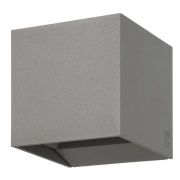 Eglo Buitenlamp wand LED down CALPINO PRO 3000K Zilvergrijs 5.4W IP65