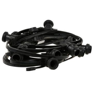 Prikkabel 20 Meter 35x E27 Fitting (Grote Fitting) Feestverlichting
