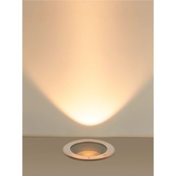 SLV LED Grondspot Ø270mm | 27W 3000K 2790lm 830 DALI Dimbaar IP65 | DASAR