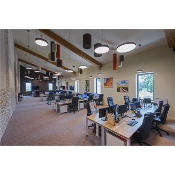 SLV LED Plafond- Wandlamp | 75W 3000K/4000K 9400lm 930/940 | IP50 DALI Dimbaar | MEDO