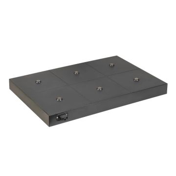 VINOLINA TWO, oplaadbasis, max.. 6 armaturen, zwart