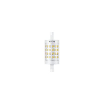 10x Philips R7s LED Buislamp | 7W 3000K 220V/240V 830 | 950lm 300° 78mm