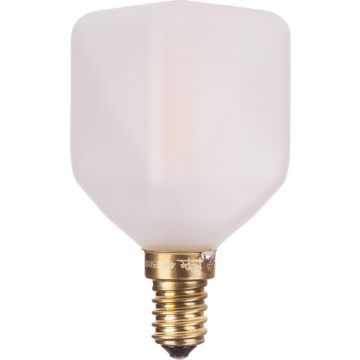 Pope Cube E14 Led Lamp 4W | Vierkant | 4W=25W 2500K | 925 Dimbaar Opaal