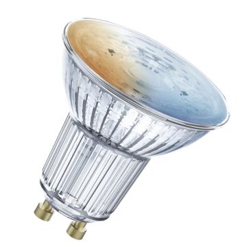 10x Ledvance Smart GU10 PAR16 LED Spot | 4.9W 2700K/6500K 0V/2V 827/865 350Lm | 45° Ø50mm Dimbaar