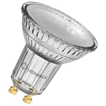 10x Ledvance GU10 PAR16 LED Spot | 7W 2700K 220V/240V 927 650Lm | 120° Ø50mm Dimbaar