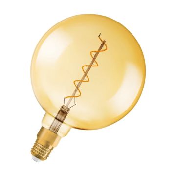 4x Osram E27 LED Kaarslamp | 4W Goud 2000K 220V/240V 820 300Lm | 300° Ø200mm Dimbaar