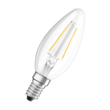 10x Osram E14 LED Kaarslamp | 2.5W 2700K 220V 827 250Lm | 300° Ø35mm