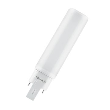 10x Osram G24q-2 Dulux LED Buislamp | 7W 3000K 220V/240V 830 700Lm | 120°