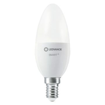 10x Ledvance Smart E14 LED Kaarslamp | 4.9W 2700K/6500K 220V/240V 827/865 470Lm | 200° Ø39mm Dimbaar