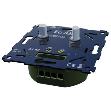 EcoDim Dimmer | led dimmer duo 2x 0-100w fase aan- afsnijding