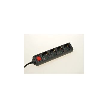 VB Extend Stekkerdoos | TCD 4V + RA 3 meter 3x1.5mm² zwart + schakelaar