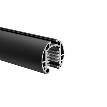 Concord Spanningsrail | lytespan ronde rail 3m zwart 9000-3/b-st15
