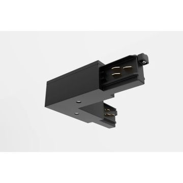Sylvania Onderdeel | Koppeling/verbinder L-vorm | onetrack l-voeding(binnen) dali zwart 9011/b