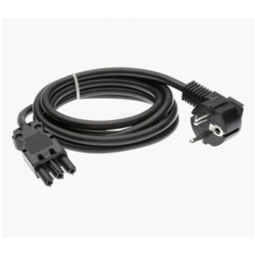 MacCable Netsnoer Wieland GST18/3 2m Zwart