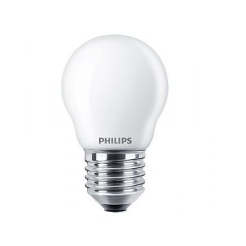 Philips E27 Led Kogellamp | 2.2W=25W 2700K | Mat 827 