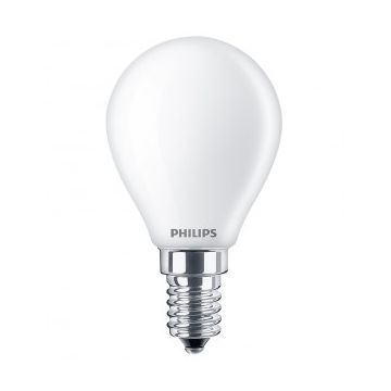 Philips E14 Led Kogellamp | 4.3W=40W 2700K | Mat 827 