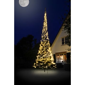 Fairybell Buitenkerstboom | 600cm 900 LEDs | Warm Wit | Exclusief Mast