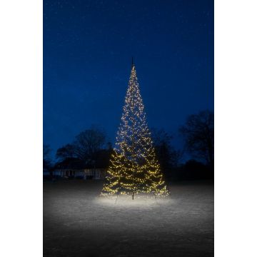 Fairybell Buitenkerstboom | 800cm 1500 LEDs | Warm Wit Met Twinkel | Exclusief Mast