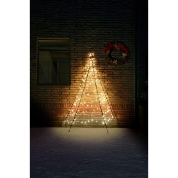 Fairybell Muurkerstboom | 200cm 180 LEDs | Warm wit