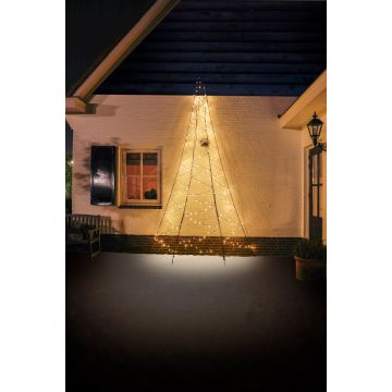 Fairybell Muurkerstboom | 400cm 240 LEDs | Warm wit