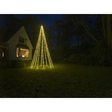 Christmas United LED Kerstboom Vlaggenmast | 600CM 3000 LEDS | Warm Wit